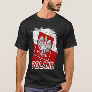 Polski Eagle Polska Vacation Polen Flagge T-Shirt