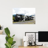 Polson Logging Company Train Print Poster (Heimbüro)