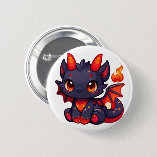 Polspunkys Cute Creature Button (Vorne & Hinten)