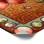 Polster aus Glas Poster (Ecke)