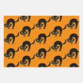 Polster-Halloween-Wrapping Paper Flat Sheet-3-Set Geschenkpapier Set (Vorderseite 2)
