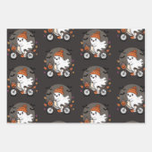 Polster-Halloween-Wrapping Paper Flat Sheet-3-Set Geschenkpapier Set (Vorderseite)