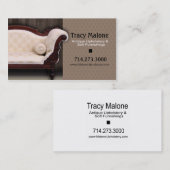 Polsterungs-Experte, Möbel-Designer Visitenkarte (Vorne/Hinten)