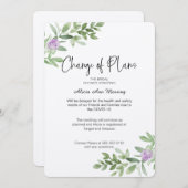 Polterabend - Änderung der Pläne Einladung (Vorne/Hinten)