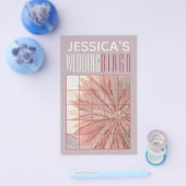 Polterabend BINGO In Pinks und Lavendelsteinen Flyer (Einzeln)