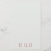 Polterabend BINGO In Pinks und Lavendelsteinen Flyer (Hinten)