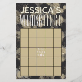 Polterabend BINGO-Schattierungen für Golden and Bl Flyer