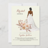 Polterabend der Afrikanischen Blumenbrille Einladung (Vorderseite)