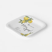 Polterabend der Hauptpresse Wasserfarbenlampe gefu Pappteller (Gewinkelt)