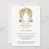 Polterabend der White and Gold Church Einladung (Vorderseite)