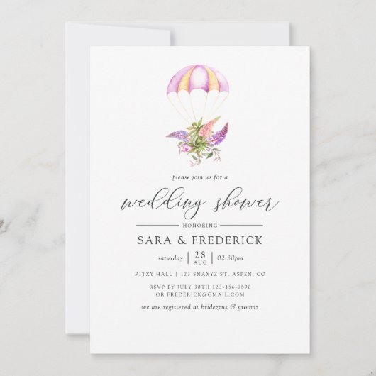 Polterabend Einladung (Vorderseite)