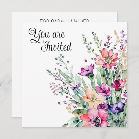 Polterabend Einladung (Vorne/Hinten)