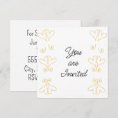 Polterabend Einladung (Vorne/Hinten)