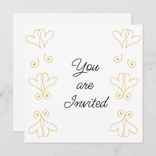 Polterabend Einladung (Vorne/Hinten)