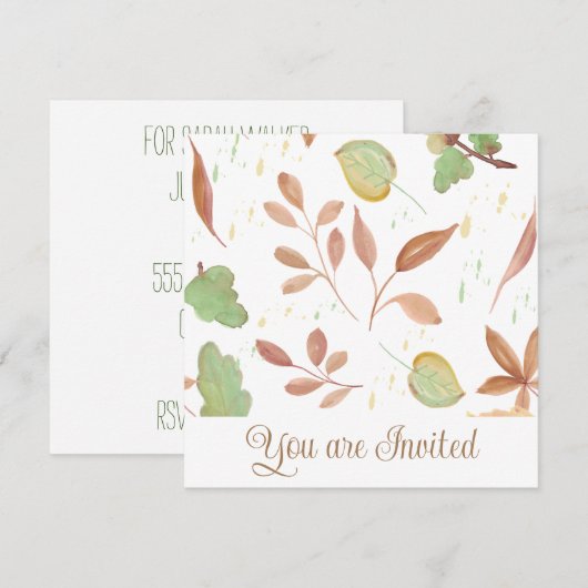 Polterabend Einladung (Vorne/Hinten)