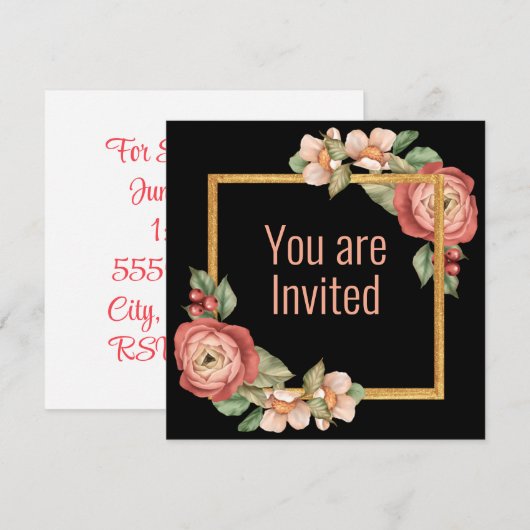 Polterabend Einladung (Vorne/Hinten)