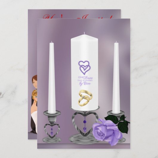 Polterabend Einladung (Vorne/Hinten)