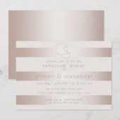 Polterabend | Eleganter moderner Pinsel Einladung (Vorne/Hinten)