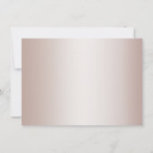 Polterabend | Eleganter moderner Pinsel Einladung (Rückseite)