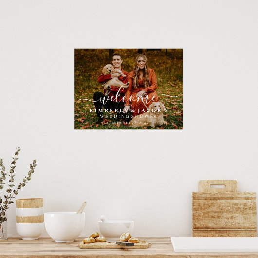 Polterabend Foto Welcome Digital oder Poster (Küche)