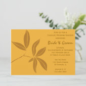 Polterabend für Paare im Herbst Einladung (Stehend Vorderseite)