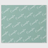 Polterabend für personalisierter Name Geschenkpapier (Flach)