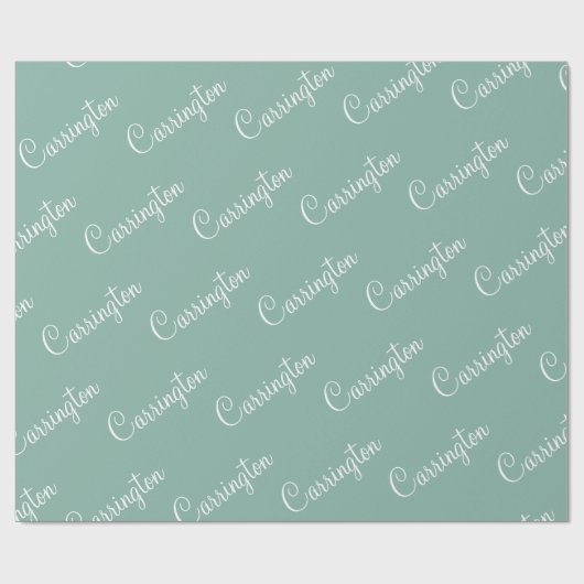 Polterabend für personalisierter Name Geschenkpapier (Flach)