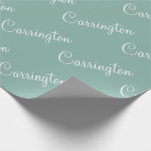 Polterabend für personalisierter Name Geschenkpapier (Ecke)