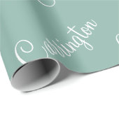 Polterabend für personalisierter Name Geschenkpapier (Rolleneckpunkt)