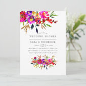 Polterabend für Wasserfarben Einladung (Stehend Vorderseite)