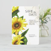 Polterabend für Wasserfarben Save The Date (Stehend Vorderseite)