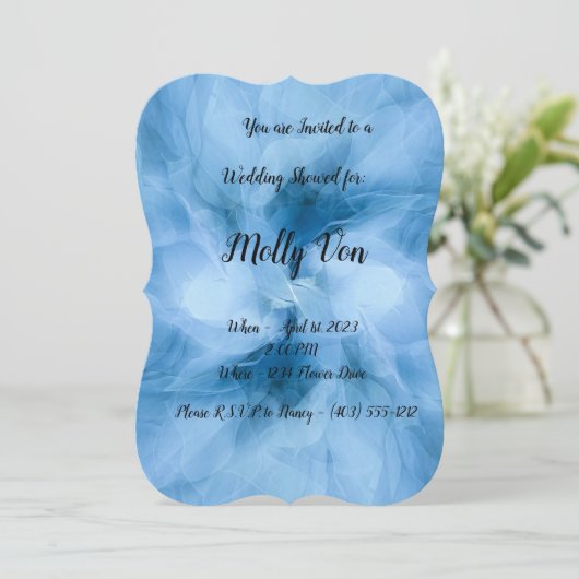 Polterabend Größe: 12,7 cm x 17,8 cm, Papier: Einladung (Stehend Vorderseite)