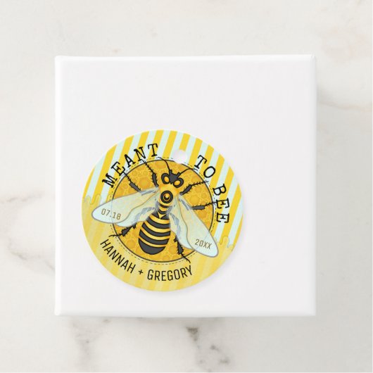 Polterabend Honeybee Honey Jar Geschenkanhänger (Beispiel)