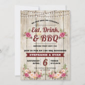 Polterabend ich mache GRILLEN laden 12x18 ein Einladung (Vorderseite)