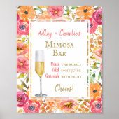 Polterabend Mimosa Poster (Vorne)