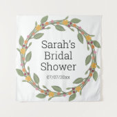 Polterabend personalisierte Tapisserie Wandteppich (Vorderseite)