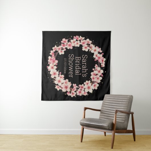 Polterabend personalisierte Tapisserie Wandteppich (Beispiel (Horizontal))