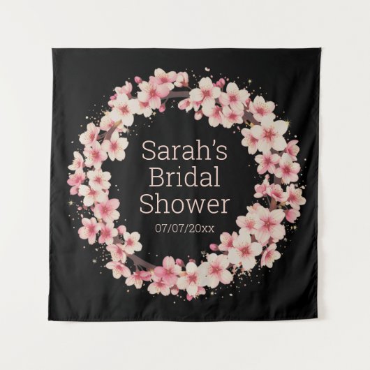 Polterabend personalisierte Tapisserie Wandteppich (Vorderseite)