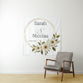 Polterabend personalisierte Tapisserie Wandteppich (Beispiel)