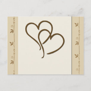 Polterabend-Postkarte für Erdfarben Postkarte