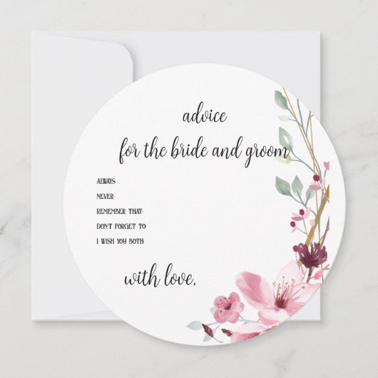 Polterabend-Ratgeber Karte (Vorderseite)