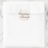 Polterabend Runder Aufkleber (Tasche)