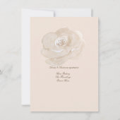 Polterabend "Sage Green and Blush" Einladung (Rückseite)