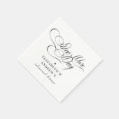 Polterabend Serviette (Ecke)