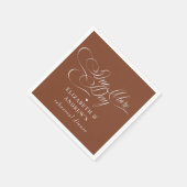 Polterabend Serviette (Ecke)