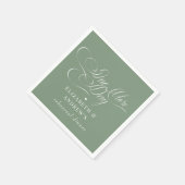 Polterabend Serviette (Ecke)