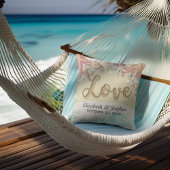 Polterabend Summer Sea Beach Starfish Seashells Kissen