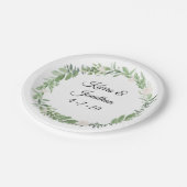 Polterabend-Teller Pappteller (Schrägansicht)