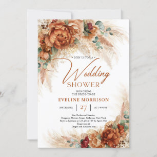 Polterabend Terracotta-Granatapfelpalme Einladung