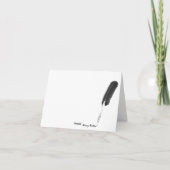 Polterabend Umbrella Grußkarte Karte (Rückseite)